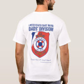 T-shirt de la Division des papas d'USCG (Dos)