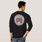 T-shirt de la douille des hommes de Corvanatics (Dos entier)