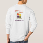 T-shirt de la douille des hommes de DFC long (Dos)