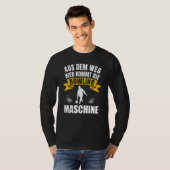 T-shirt De La Façon Ici Vient La Bowling Machine Bowli (Devant entier)