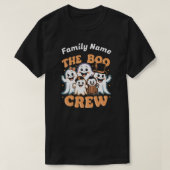T-shirt de la famille d'Halloween Boo Crew (Design devant)