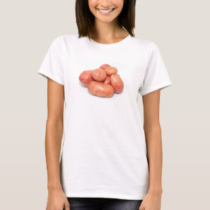 T-shirt de la femme aux pommes de terre