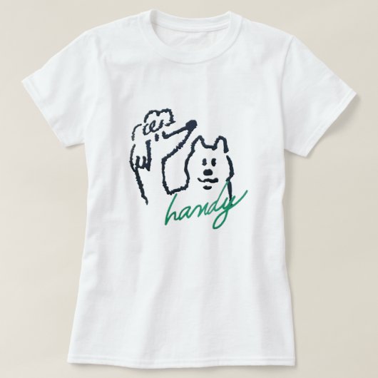 T-SHIRT DE LA FEMME DE PUPPY (Design devant)