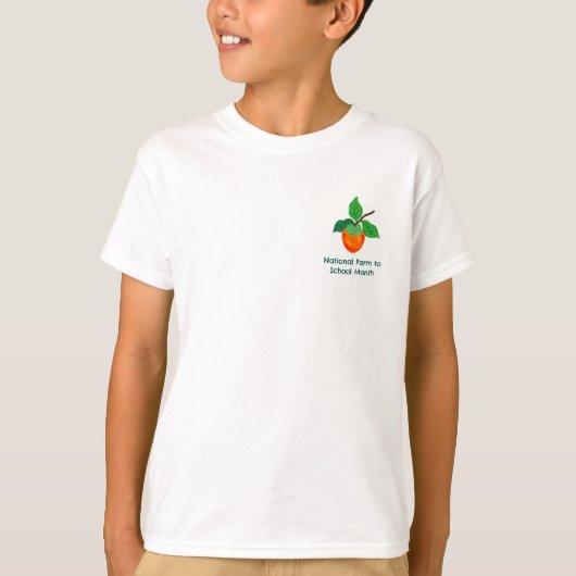 T-shirt de la ferme pour enfants à l'école Mois (Devant)