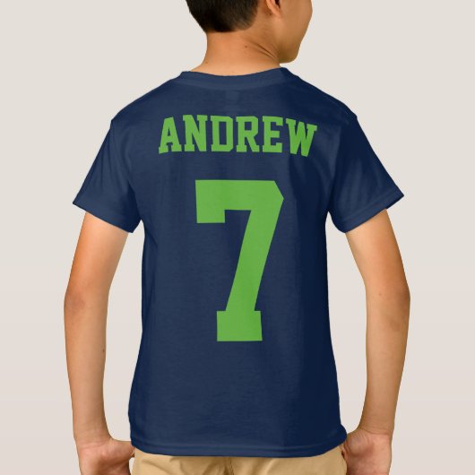 T-shirt de la fête d'anniversaire de football garç (Dos)