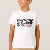 T-shirt de la fête d'anniversaire de la vache frèr (Devant)