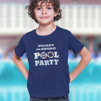 T-shirt de la fête de la piscine pour enfants