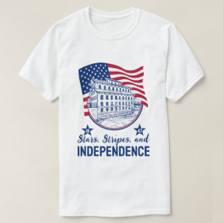 T-Shirt de la Fête de l'Indépendance pour Client P