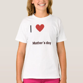 T-shirt de la fête des mères