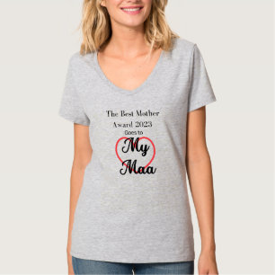 T-shirt de la fête des mères