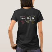 T-shirt de la fête des mères de table périodique u (Dos)