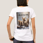 T-shirt de la Fête des mères du "Meilleur ours de  (Dos)