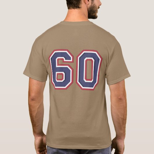 T-shirt de la fête du 60e anniversaire (Dos)