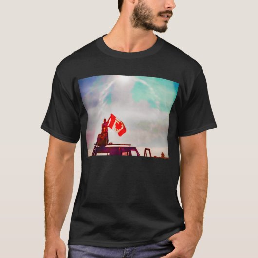 T-Shirt de la Fête du Canada avec Kevin (Devant)