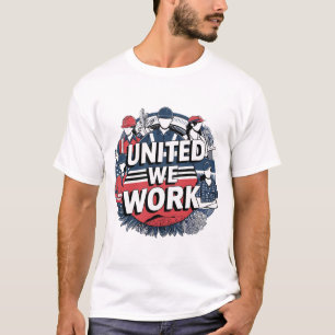 T-shirt de la fête du travail Conception des tra
