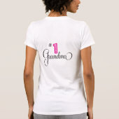 T-shirt de la fille | #1 Grandama d'anniversaire (Dos)