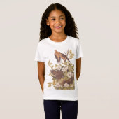T-shirt de la fille Carolina Turtle Dove (Devant entier)