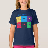 T-shirt de la fille CISV Austin "Gasolina" Energiz (Devant)