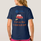 T-shirt de la fille CISV Austin "Gasolina" Energiz (Dos)
