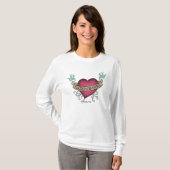T-shirt de la fille du papa (Devant entier)