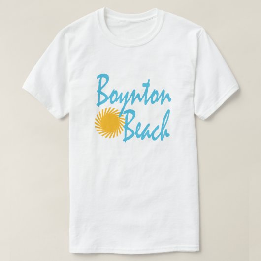 T-shirt de la Floride de plage de Boynton (Design devant)
