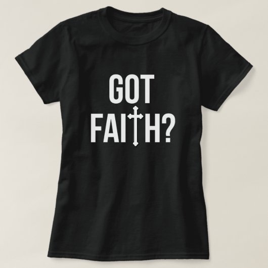 T-shirt de la foi (Design devant)