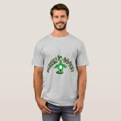 T-shirt de la fumée d'oie verte (Devant entier)