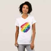 T-shirt de la garde-couleur féminine (Devant entier)