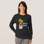 T-shirt de la garde hivernale Snowman (Devant entier)