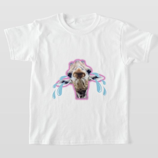 T-shirt de la Giraffe de base pour enfants (Poser)