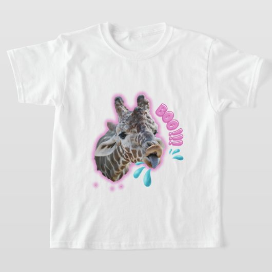 T-shirt de la Giraffe de base pour enfants (Poser)