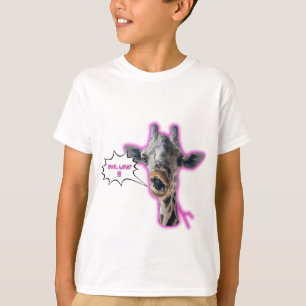 T-shirt de la Giraffe de base pour enfants