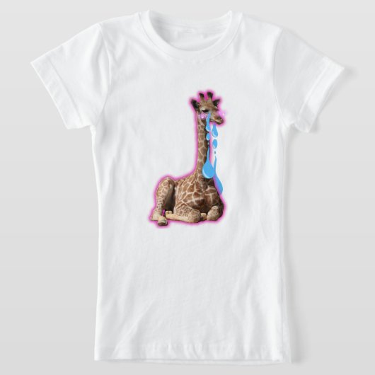 T-shirt de la Giraffe de base pour enfants (Poser)