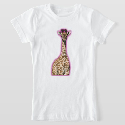 T-shirt de la Giraffe de base pour enfants (Poser)