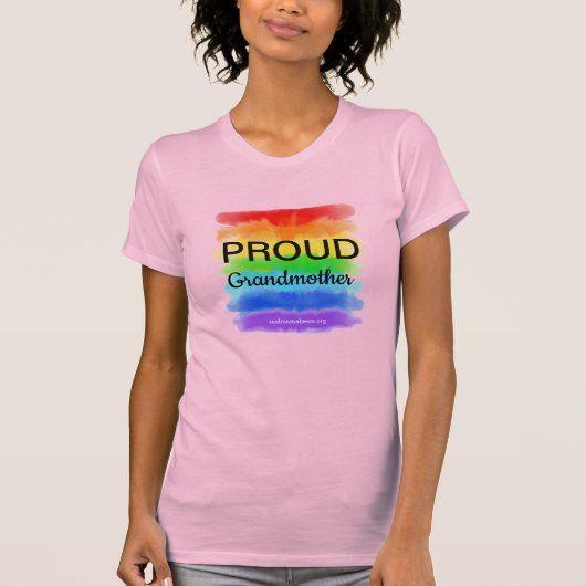 T-shirt de la grand-mère fière (Devant)
