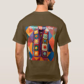 T-shirt de la grande-mère Carré (Dos)