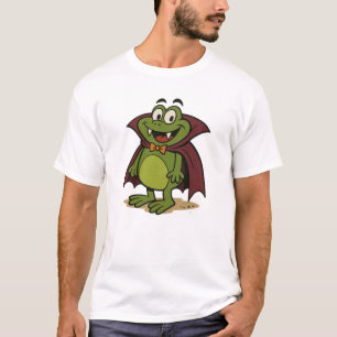 T-shirt de la grenouille vampire de dessin animé