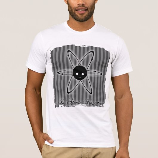 T-shirt de la grunge 4 de logo d'atome (Devant)