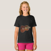 T-shirt de la guitare aérienne Ukulele (Devant entier)