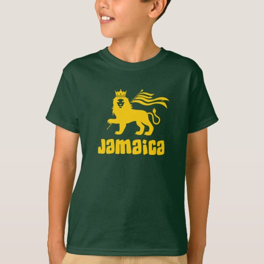 T-shirt de la Jamaïque Rasta Lion (Devant)
