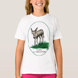 T-shirt de la jeunesse avec l'âne de bébé, St