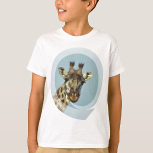 T-shirt de la jeunesse de conception de girafe