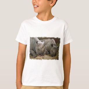 T-shirt de la jeunesse de rhinocéros de sommeil