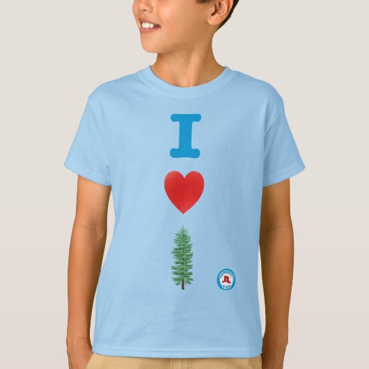 T-shirt de la jeunesse I Heart Trees (Devant)