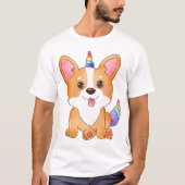 T-shirt de la licorne Corgi (Devant)