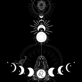 T-shirt de la lionne cosmique