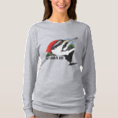 T-shirt de la Long-douille des femmes (Devant)