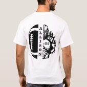 T-shirt de la maman de football (Dos)