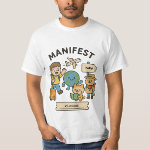 T-shirt de la manifestation de voyage personnalisa