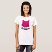T-shirt de la marche des femmes Casquettes (Devant entier)